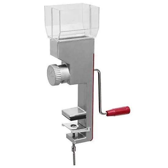 Kitchen Crop Compact Grain Mill - Deluxe, Non-Electric, Manual Power Grain Flour Grinder, 4.5 Cup Capacity, 15.75 inches {1}