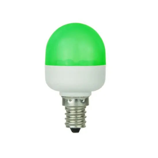 SUNLITE 0.5W 120V T10 E12 Green LED Light Bulb {1}