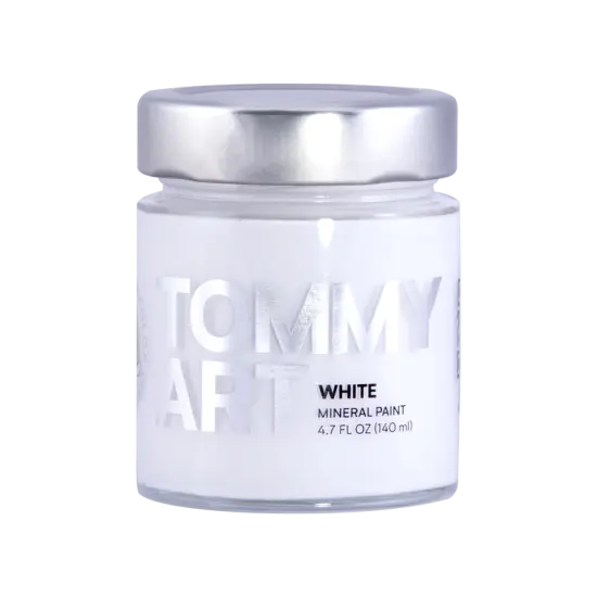 Tommy Art - Color - White Mineral Paint 140ml {1}