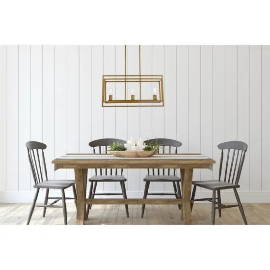 Voir 3 lights pendant in brass {2}