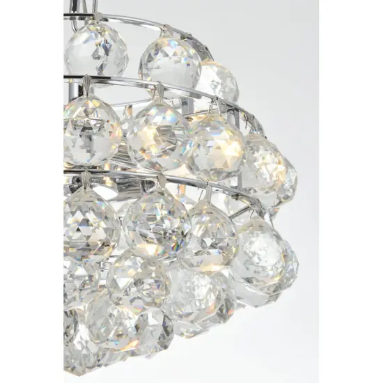 Savannah 12 inch pendant in chrome {5}
