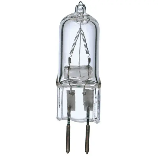 Satco S3164 35W 120V GY6.35 base halogen light bulb {1}