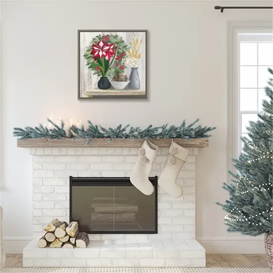 Natural Holiday Light by Julia Purinton Canvas Art Framed {6}