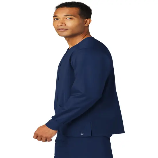 Jackets and Lab Coats for Ultimate Comfort and Style-with our stylish scrub apparel and clinical uniforms | Redefine nursing scrubs and embrace lab coat fashion for a blend of comfort and trendsetting elegance | RADYAN&reg; Navy {6}