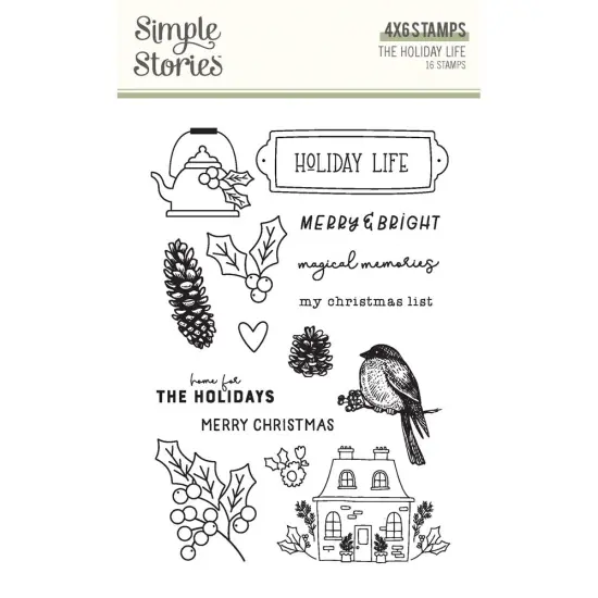 The Holiday Life Photopolymer Clear Stamps {1}