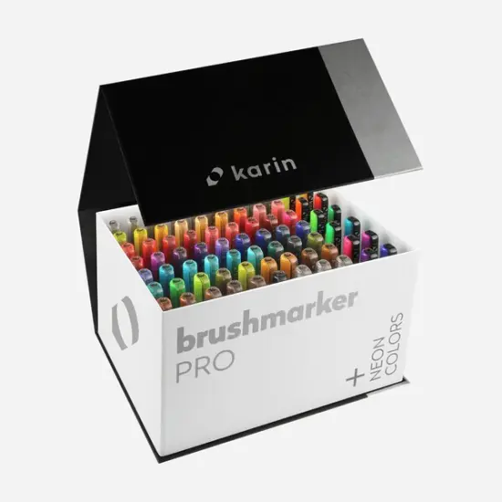 Brushmarker PRO Mega Box PLUS 72 colors + 3 blenders set.. {3}
