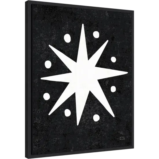 Christmas Whimsy Star by Michael Mullan Canvas Art Framed {2}