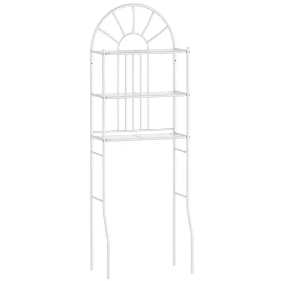 Bathroom Towel Storage Rack with 3 Shelves {1}