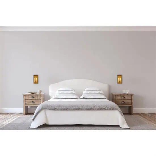 Voir 2 lights wall sconce in brass {2}