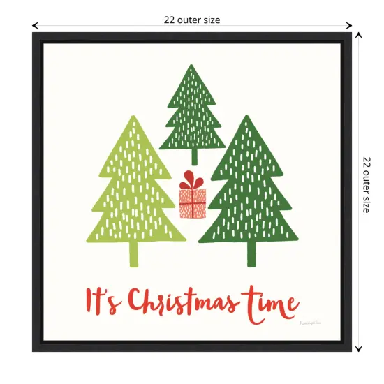 Merry Everything IV Script by Mercedes Lopez Charro Canvas Art Framed {3}