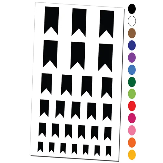 Pennant Swallowtail Temporary Tattoo Water Resistant Fake Body Art Set Collection Light Pink {1}