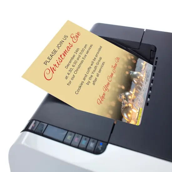 Great Papers! Holiday Glow Letterhead, Invitations and Announcements, Printer Friendly, 8.5" x 11", 50 Pack {5}