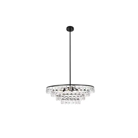 Ella 28 inch pendant in black {1}