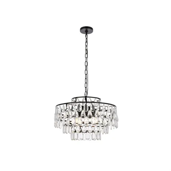 Mila 20 inch pendant in black {1}