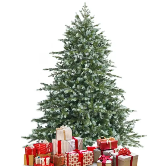6 Feet Artificial Christmas Spruce Hinged Tree {6}