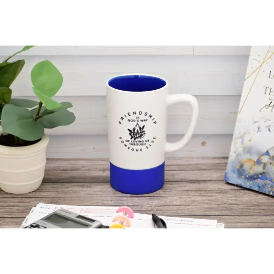 Dexsa Friendship Is God's Designer Mug, Heat Resistant - 16 oz {2}
