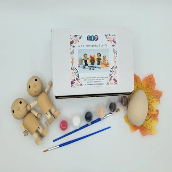DIY Thanksgiving Craft Kit by Ink and Trinket Kids {4}