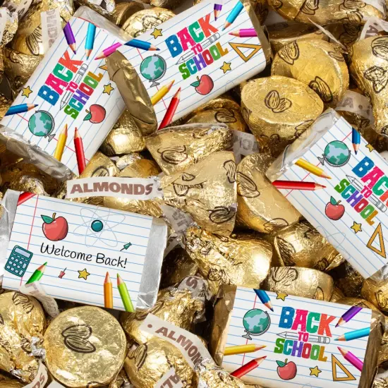 124 Pcs Back to School Candy Classroom Supplies Hershey's Chocolate By Just Candy (1.52 lbs) {1}