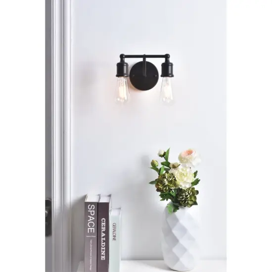 Serif 2 light black Wall Sconce {2}