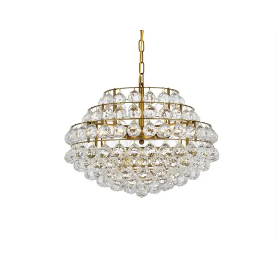 Savannah 20 inch pendant in brass {3}