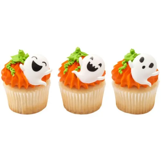 Ghosts Cupcake Rings, 12ct {3}