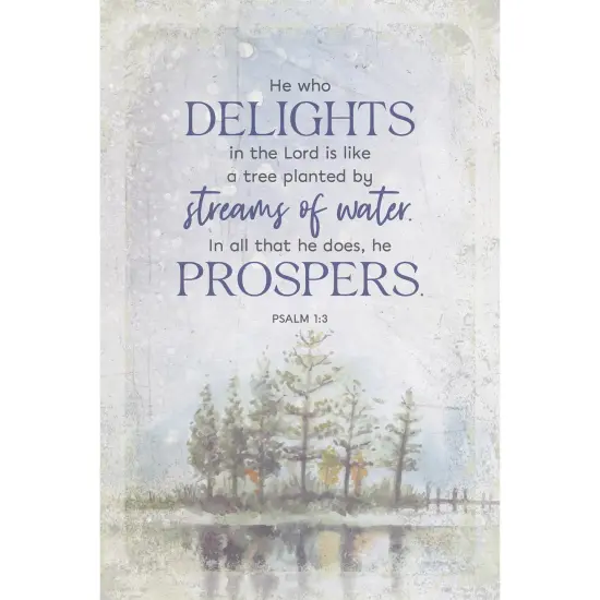 Dexsa He Who Delights Wood Plaque 6x9 {1}