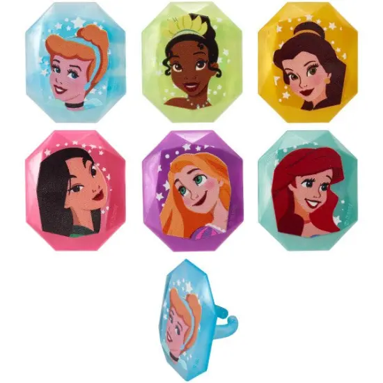 Disney Princess Characters Cupcake Rings, 12ct {2}