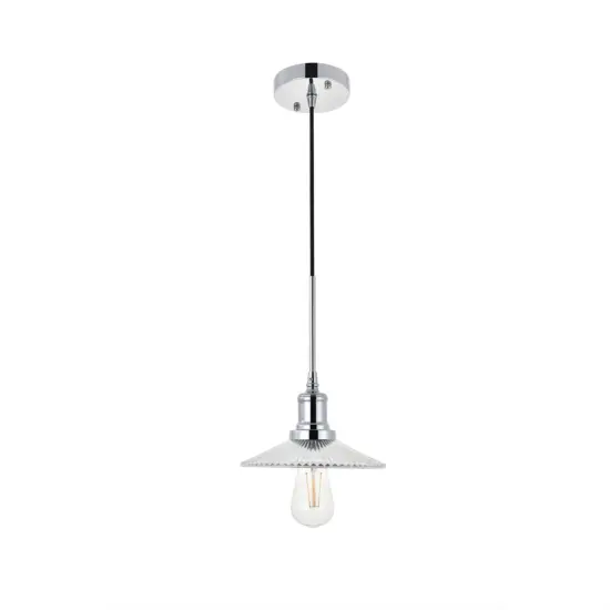 Waltz 1 light chrome Pendant {3}