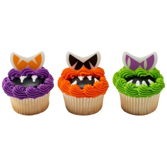 Scary Glow Eyes Cupcake Rings, 12ct {5}