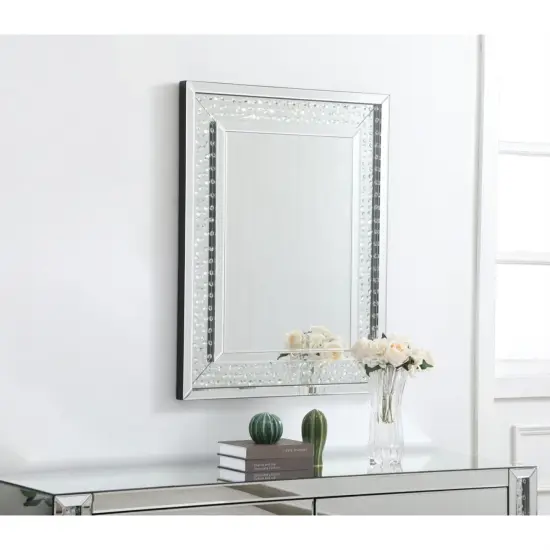 Sparkle collection crystal mirror 28 x 36 inch {3}