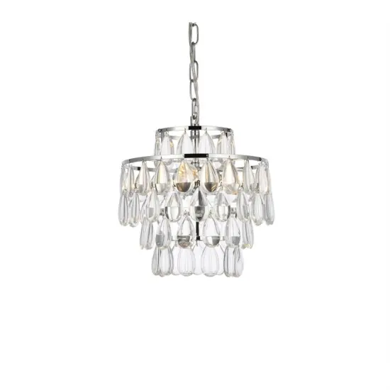 Mila 12 inch pendant in chrome {3}
