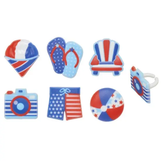 Summer Fun Cupcake Rings, 12ct {2}