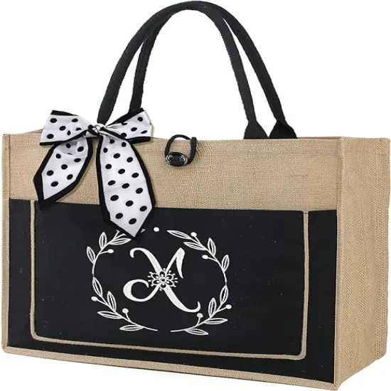 BeeGreen Beach Burlap Bag X {1}