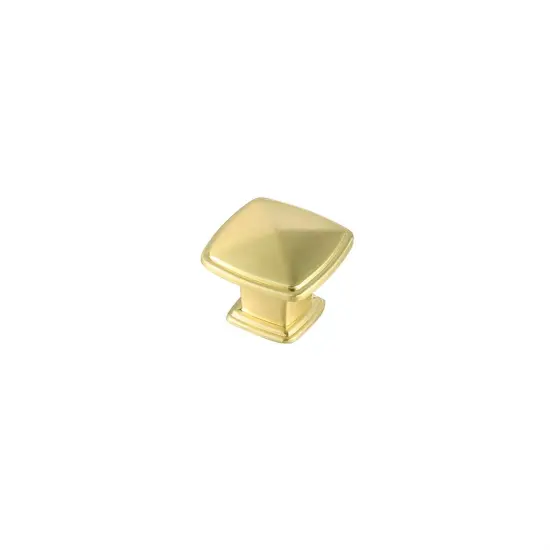 Marcel 1.2" Brushed Gold Square Knob Multipack (Set of 10) {4}