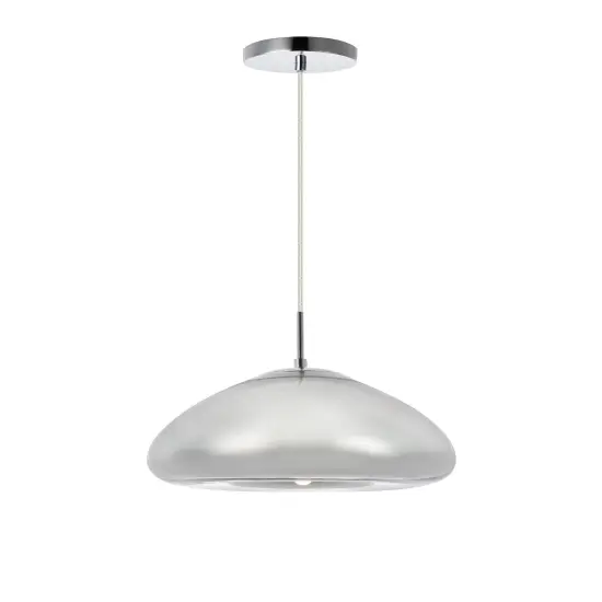 Reflection Collection Pendant D11in H7in Lt:1 Chrome finish {2}