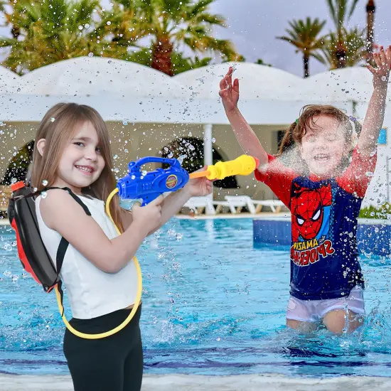 Toyrifik Water Gun Backpack Water Blaster for Kids -Water Shooter with Tank Lady Bug Toys for Kids- Summer Outdoor Toys for Pool Beach Water Toys for Kids {6}
