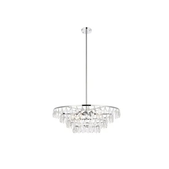 Ella 28 inch pendant in chrome {1}