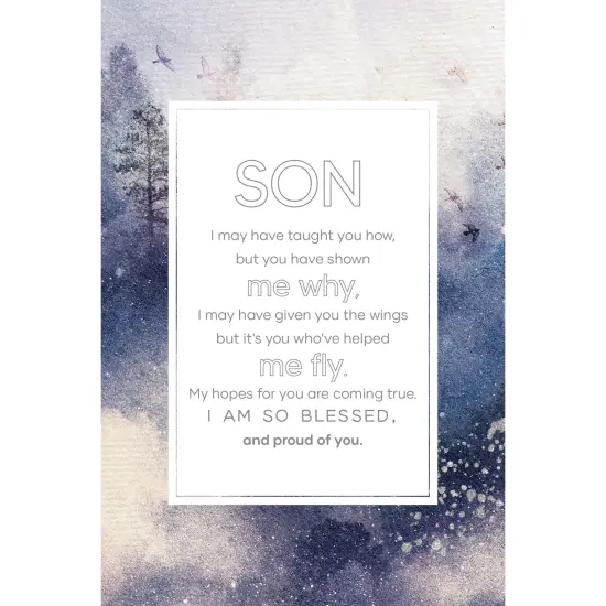 Dexsa Son Inspirational Wood Plaque 6 inches x 9 inches {1}