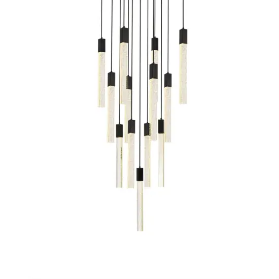 Weston 13 lights pendant in black {3}