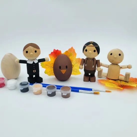 DIY Thanksgiving Craft Kit by Ink and Trinket Kids {1}