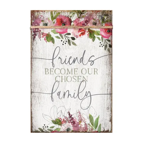 Dexsa Friends Become Wood Plaque with Easel and Wall Hanger 6"x9" {1}