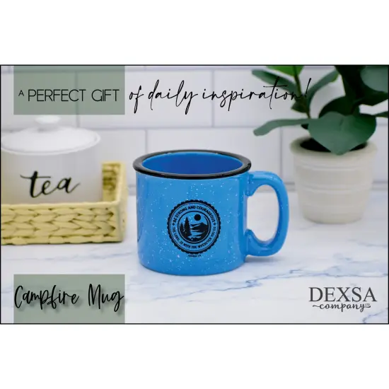 Dexsa Be Strong And Courageous 15 ounce Designer Ceramic Mug {4}