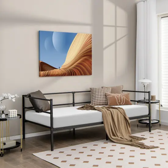 Twin Size Metal Daybed Frame for Living Room Bedroom {2}