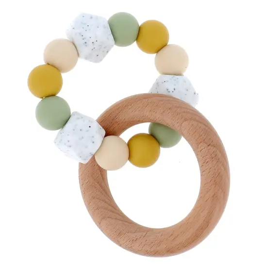 Bohin Round Silicone Beads 9/Pkg-BLUE ASSORTMENT 15MM {4}