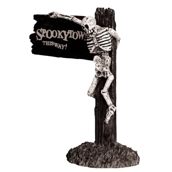 Lemax&reg; Spooky Town&trade; Halloween Village Accessory: Spookytown This Way {1}