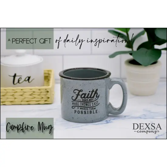 Dexsa Faith Does Not Make Things 15 ounce Designer Ceramic Mug {4}