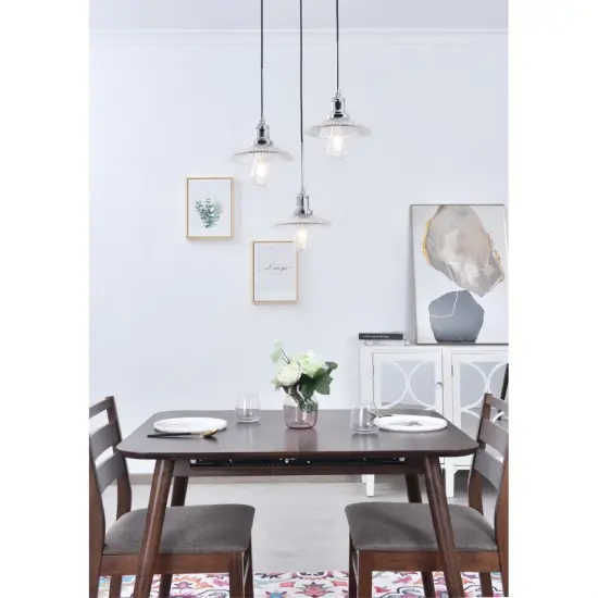 Waltz 3 light chrome Pendant {2}