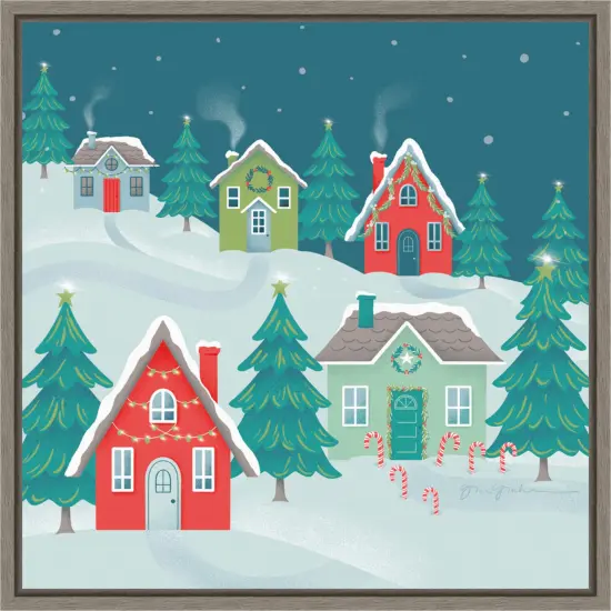 Falala IV by Gia Graham Canvas Art Framed {1}