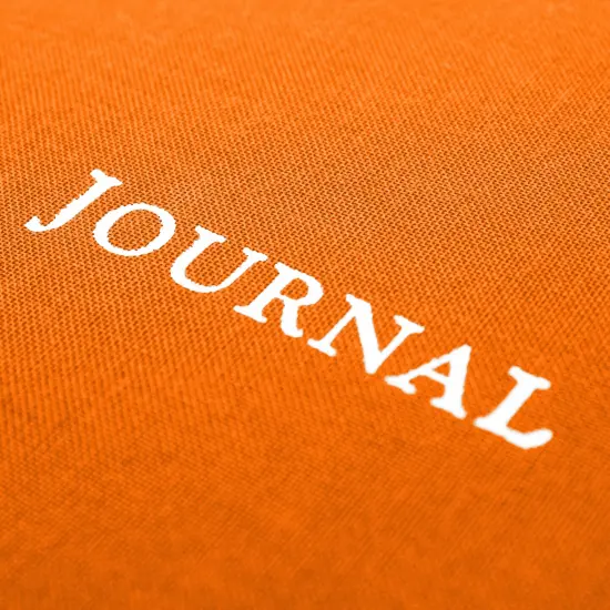 Hardcover Desk Journal by Family Tree - 8"x5.5" BookclothOlive {4}