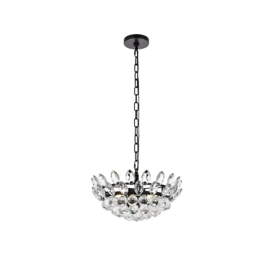 Emilia 16 inch pendant in black {1}